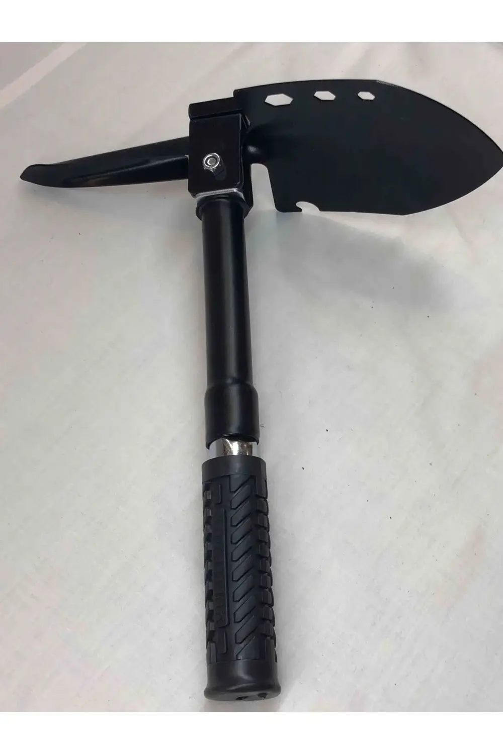 Katlanabilir Kürek Çekiç Çapa Seti Özel Siyah Çantasında