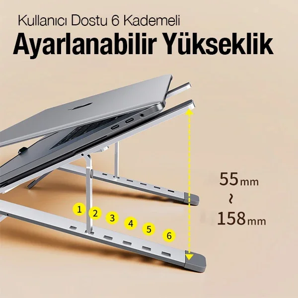 Katlanabilir Laptopsaver 17.6'' - Ergonomik Lütaüm Laptop Standı