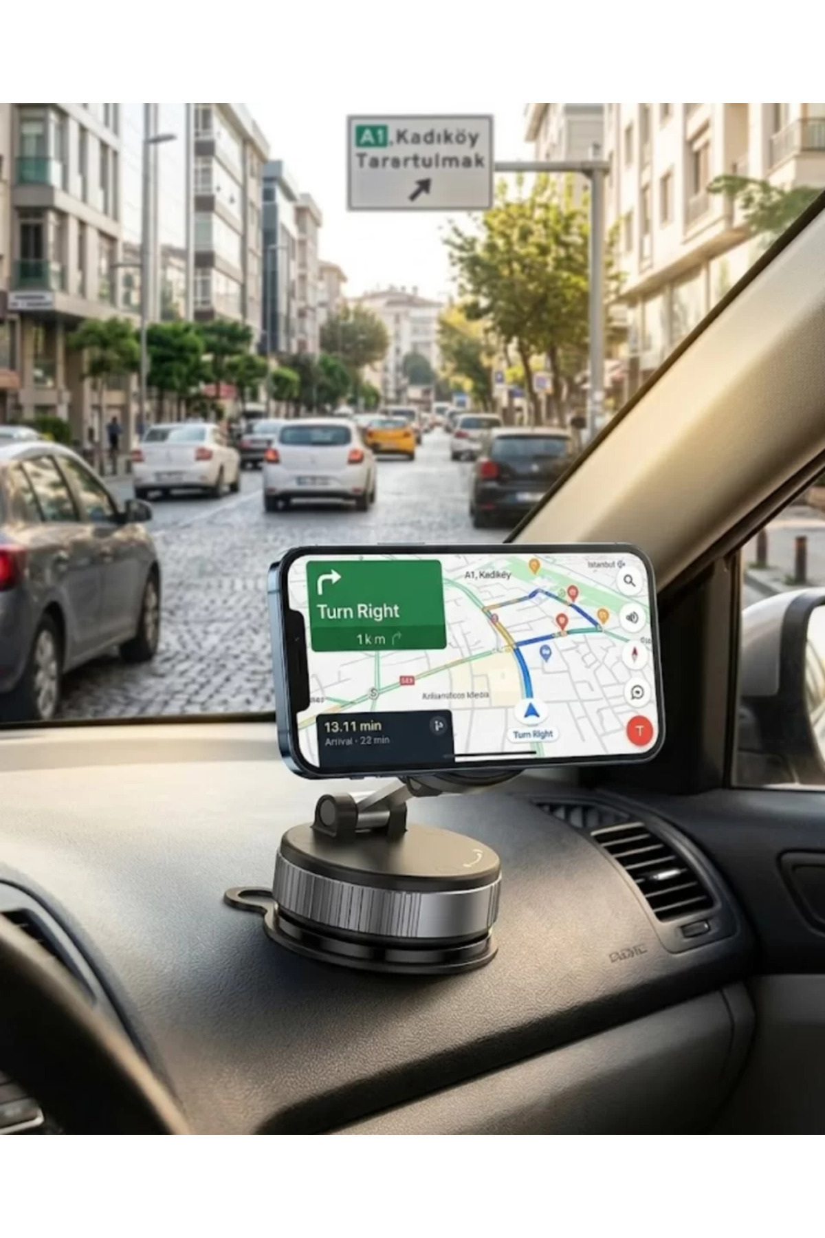 Katlanabilir Manyetik Telefon Tutucu Araç Konsol Telefon Standı