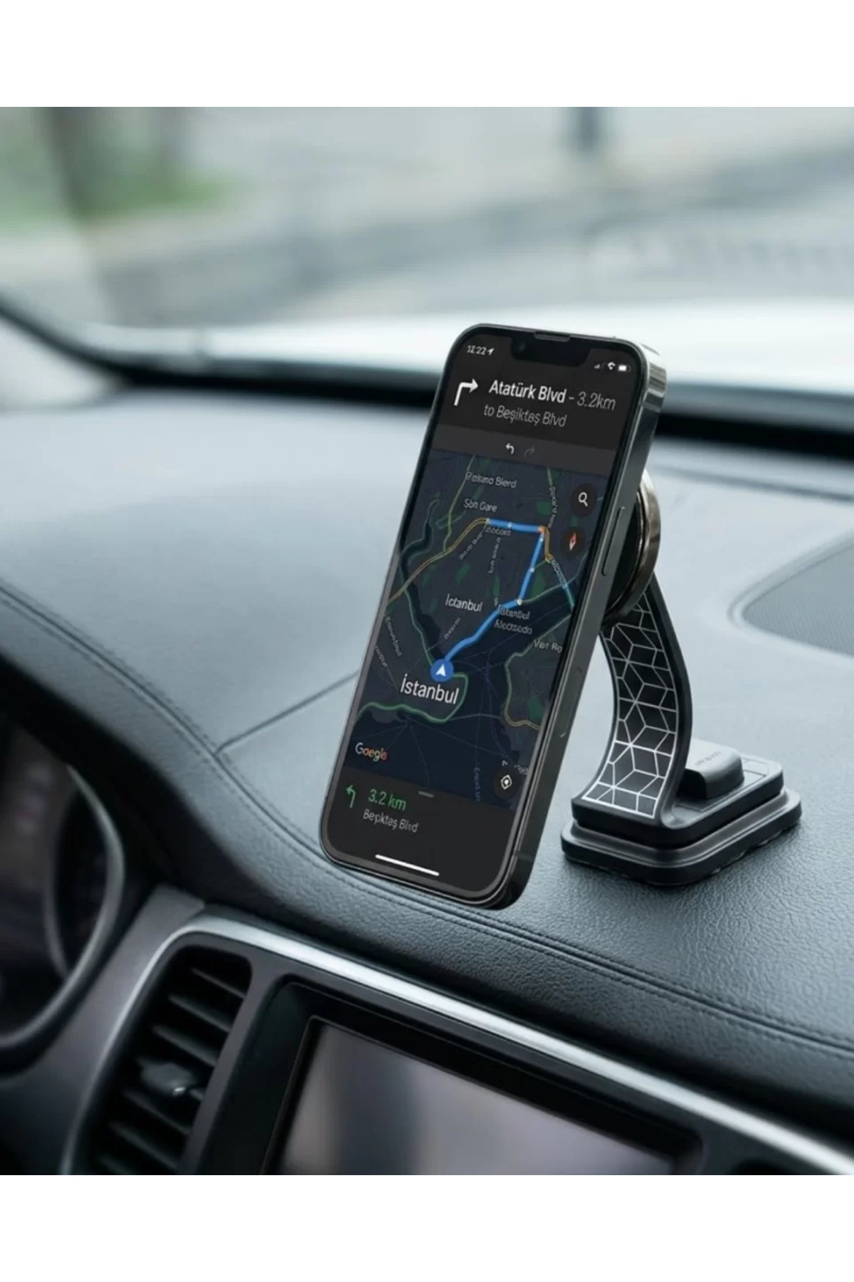Katlanabilir Manyetik Araç Telefon Tutucu 360 Derece Döner Stand