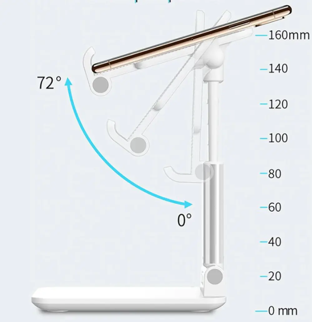 Katlanabilir Masaüstü Telefon Tutucu Stand CM-280 Katlanabilir Masaüstü Telefon Tutucu Stand CM-280
