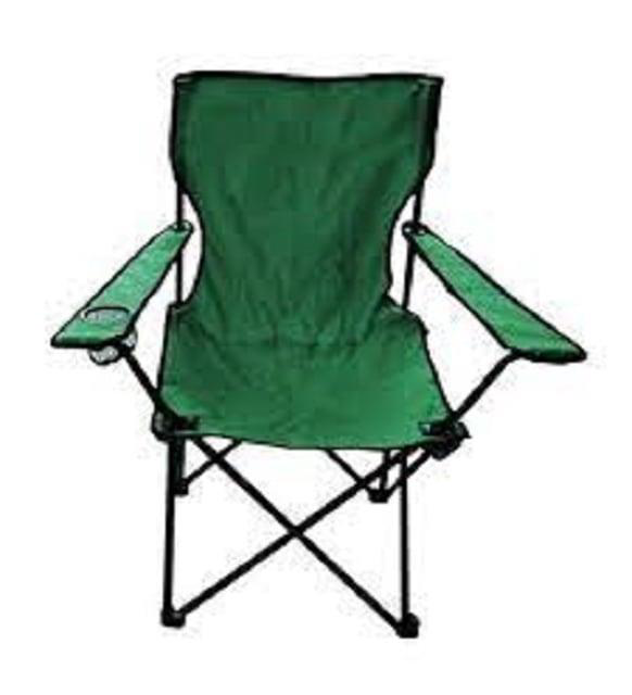 Azemax Katlanabilir Metal Kamp Sandalyesi /Yeşil