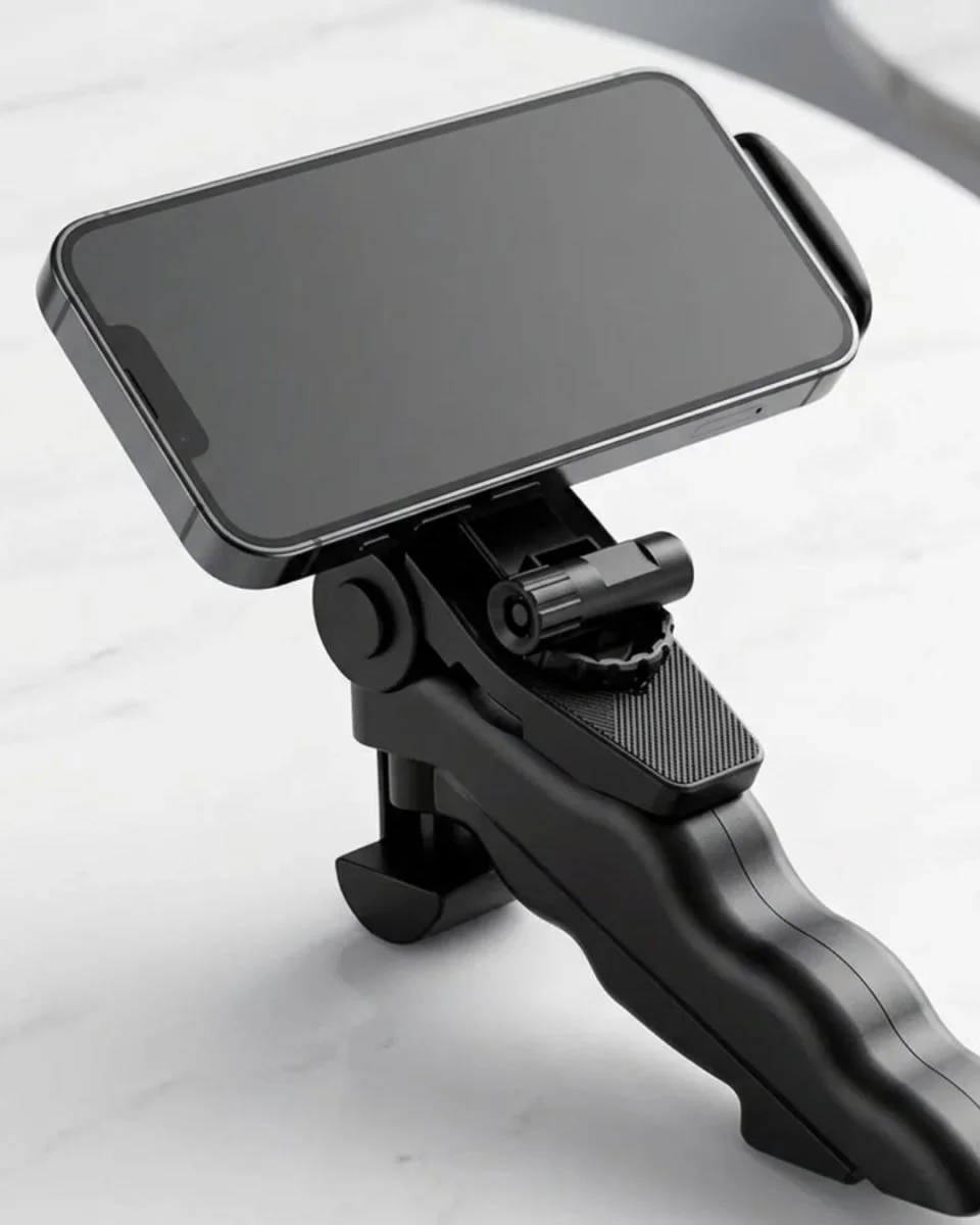 Katlanabilir Mini Telefon Tripodu Masaüstü Telefon Standı 360 Derece Ayarlanabilir