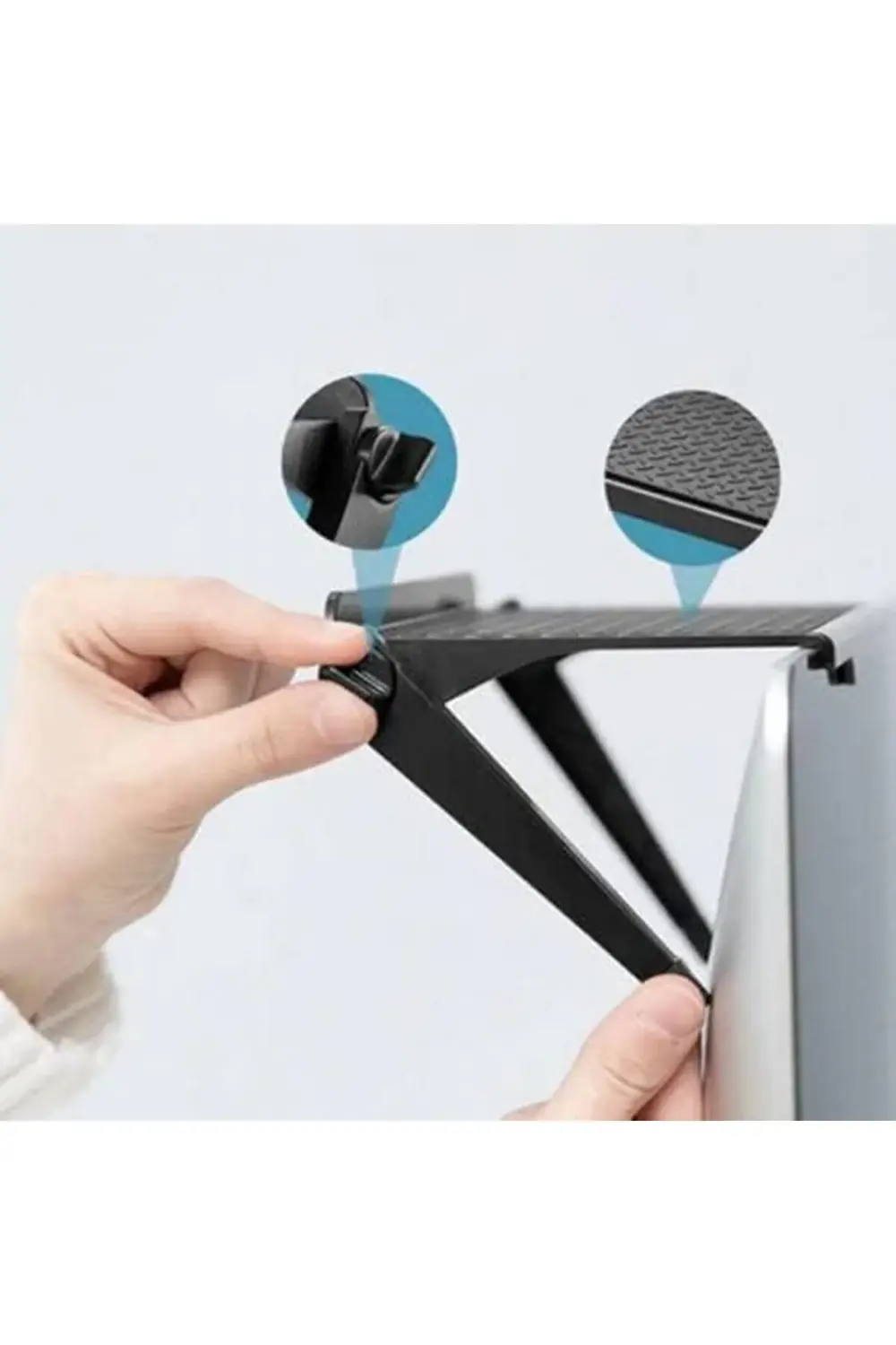 Katlanabilir Monitör TV Üstü Stand Modem Standı Tv Organizeri Mon