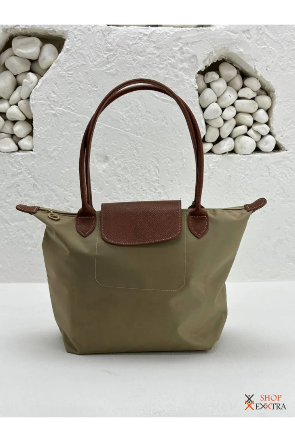 Katlanabilir Omuz Çantası - Shopper Bag Kadın Makyaj Çantası Size
