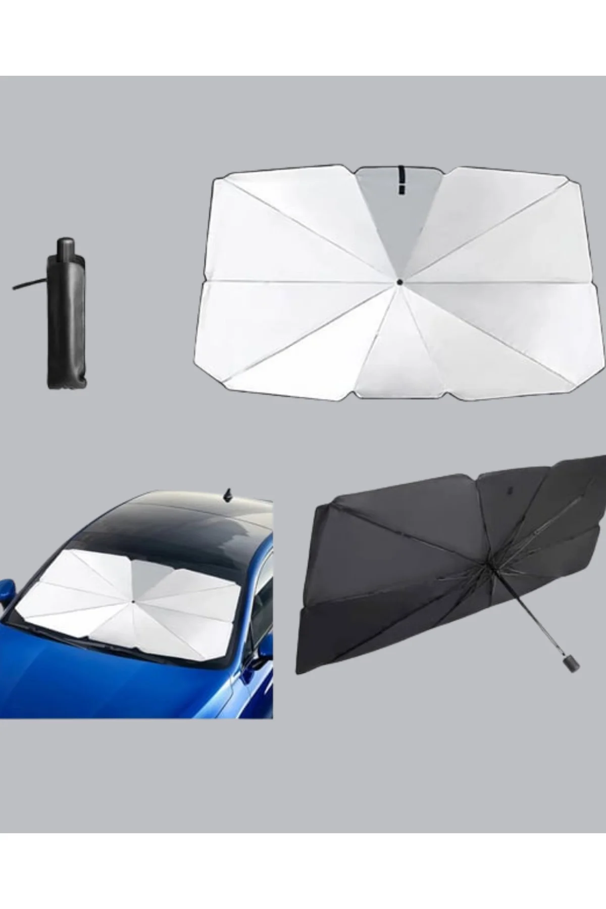 Katlanabilir Oto Güneşlik – UV Koruma ve Isı Yalıtımı - Lisinya