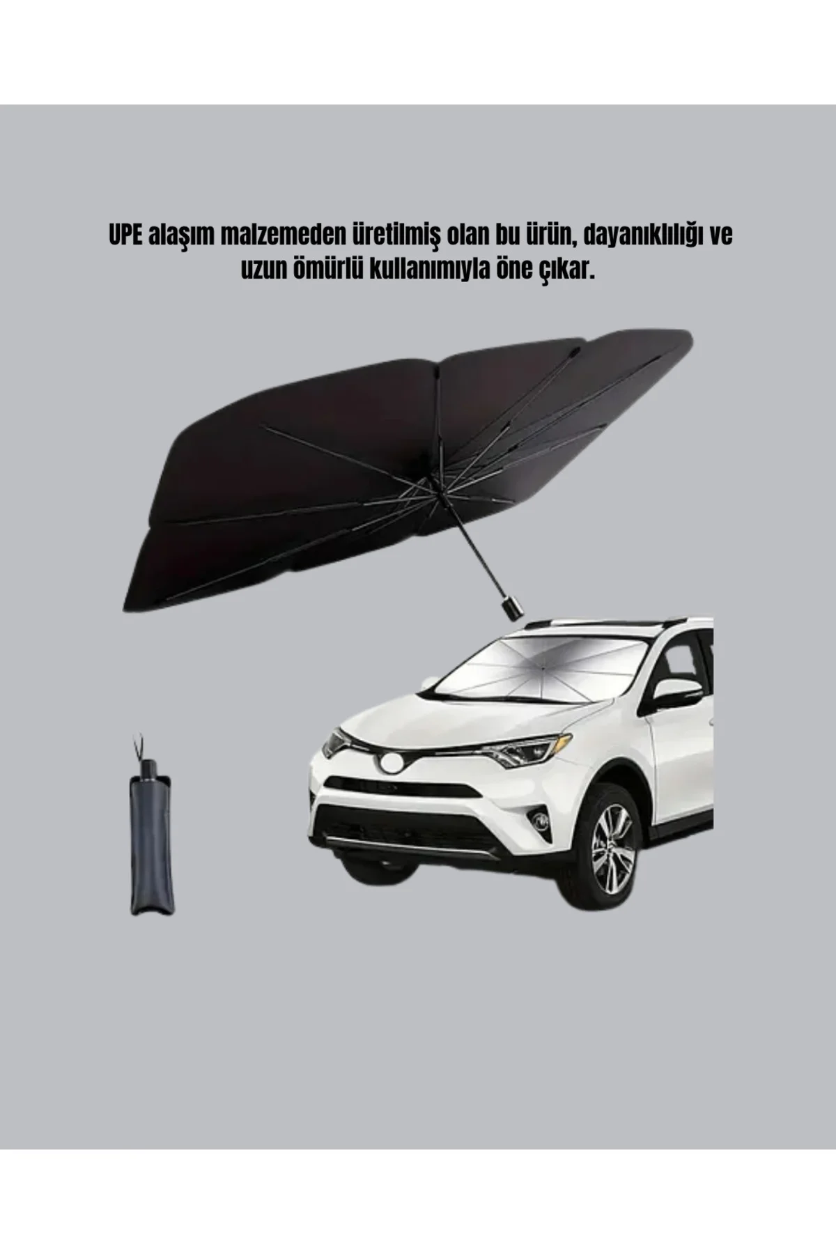Katlanabilir Oto Güneşlik – UV Koruma ve Isı Yalıtımı - Lisinya