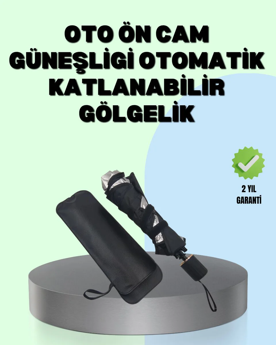 Katlanabilir Oto Güneşlik – UV Koruma, Isı Yalıtımı ve Araç İçin Maksimum Konfor
