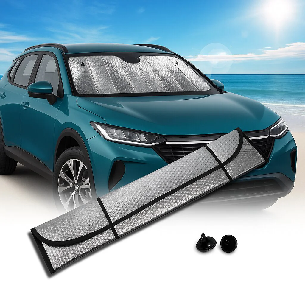 Katlanabilir Oto Ön Cam Güneşlik Isı Önleyici - Toyota Corolla, Fiat Egea, Nissan Qashqai, Volkswagen Passat