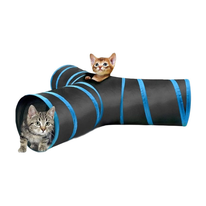 Nunbell Katlanabilir Oyuncakli Kedi Tüneli 3 Girişli