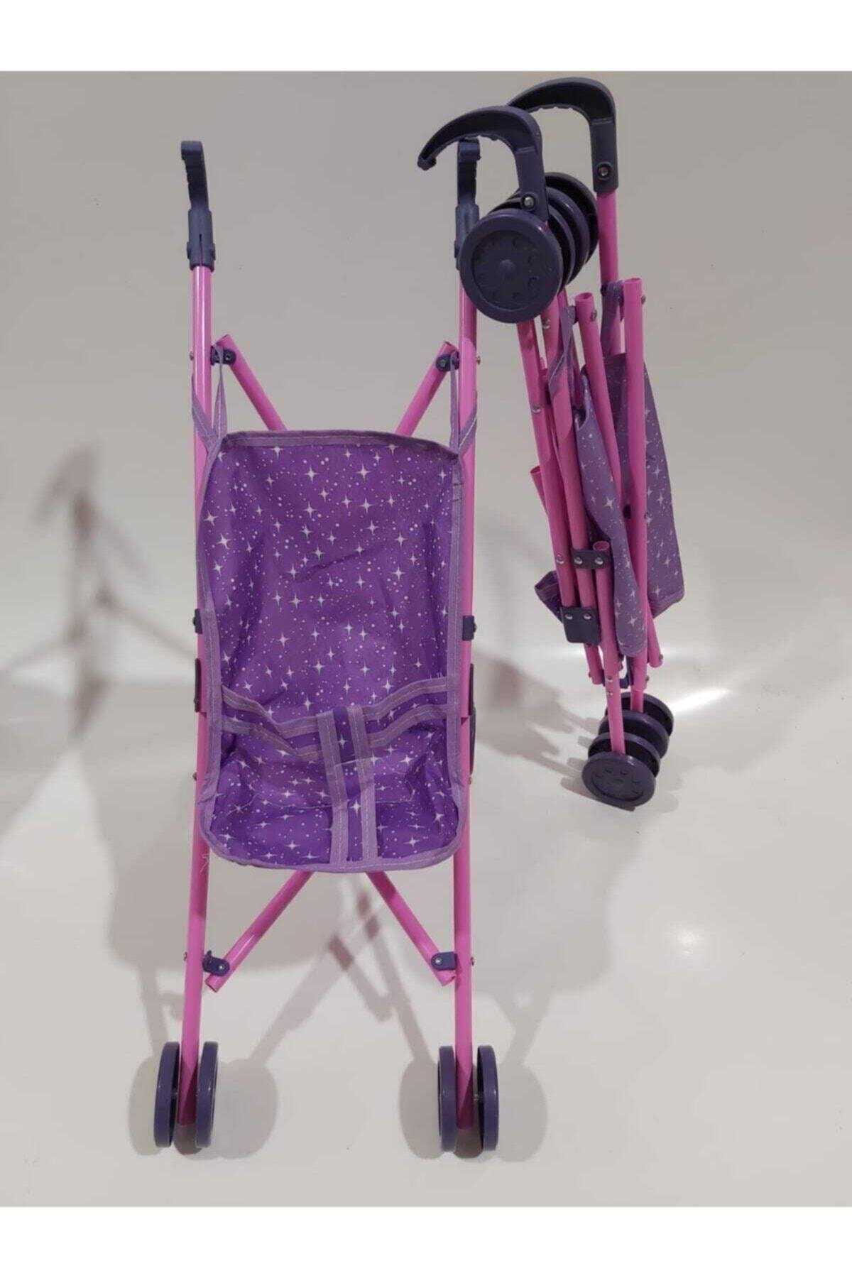 Birikim Oyuncak Katlanabilir Puset Pembe Renk Baston Oyuncak