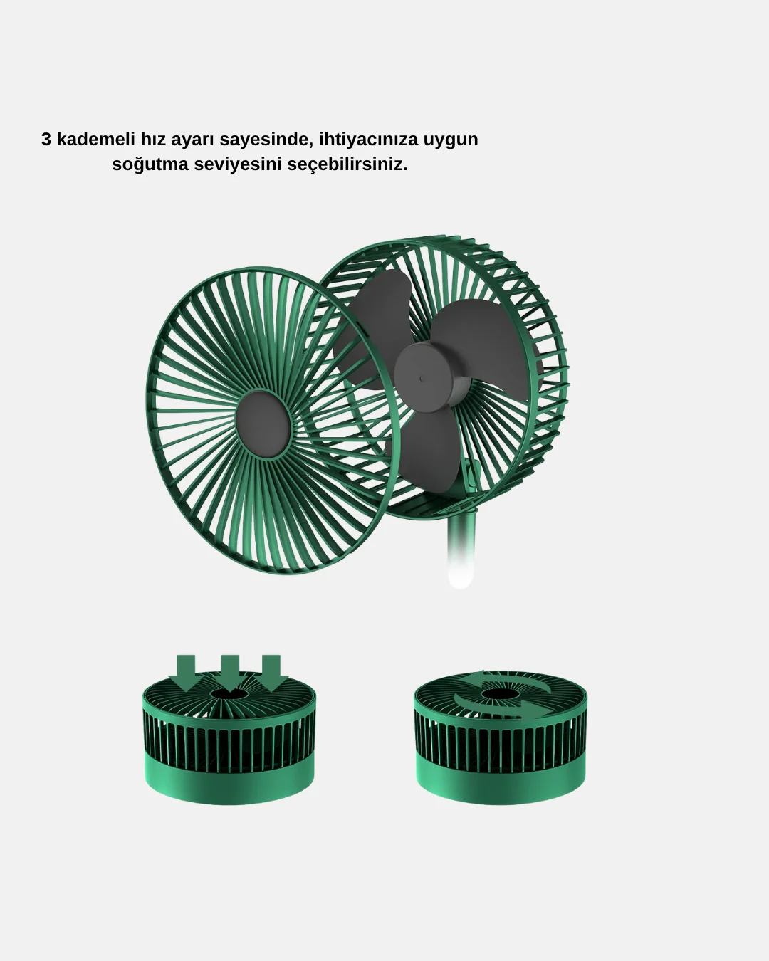 Katlanabilir Şarjlı Mini Fan 3 Kademeli Hız Ayarlı Taşınabilir Katlanabilir Şarjlı Mini Fan 3 Kademeli Hız Ayarlı Taşınabilir