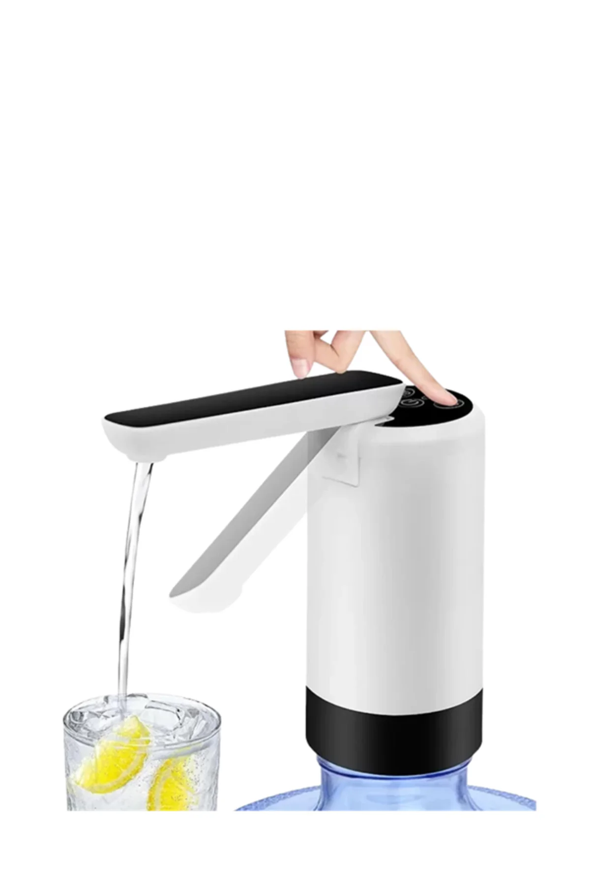 Katlanabilir Şarjlı Damacana Su Pompası Pratik Kullanım