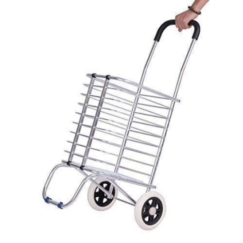 Katlanabilir Taşınabilir Alışveriş Pazar Arabası Market Arabası 3