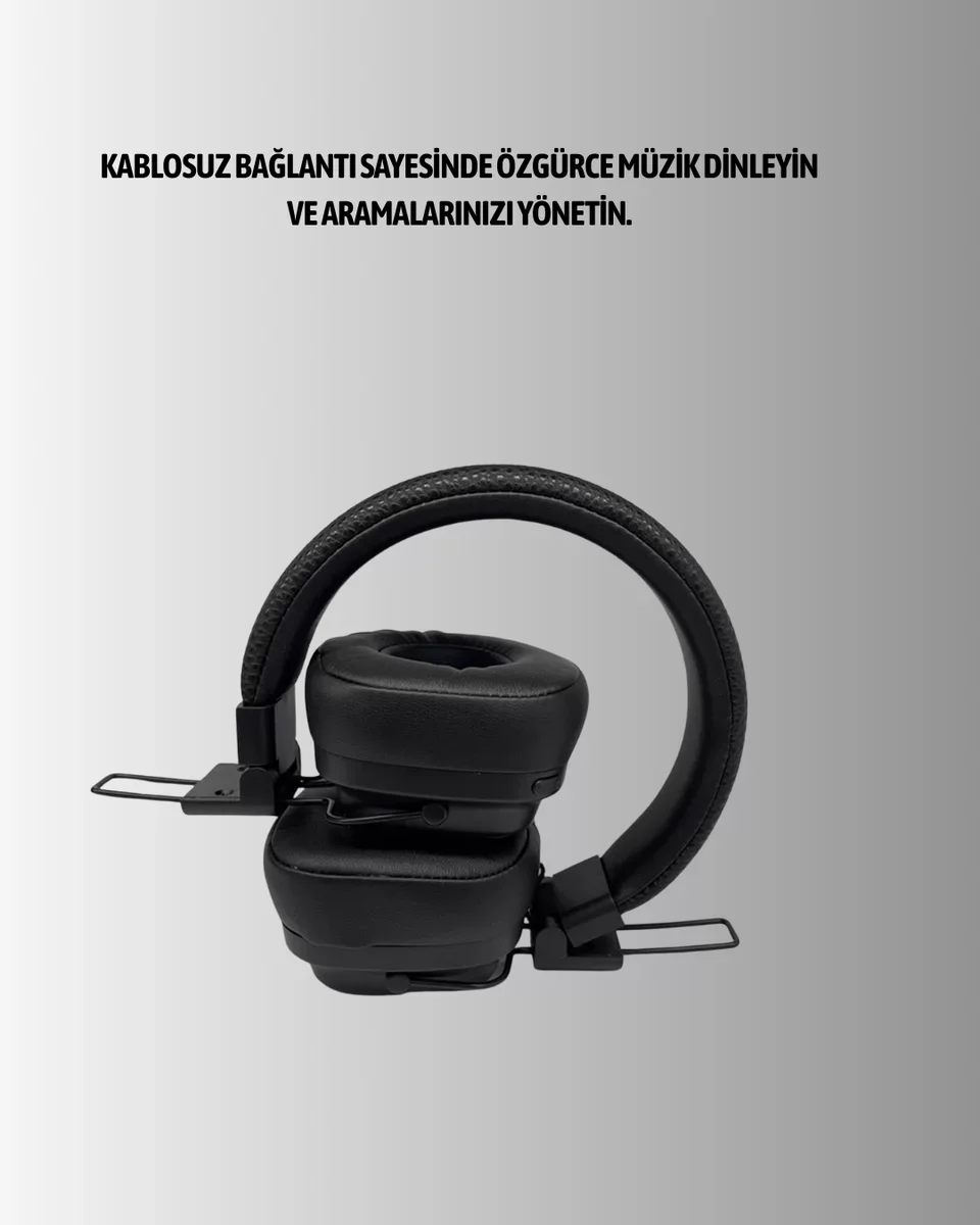 Katlanabilir Tasarımlı Taşınabilir Kablosuz Müzik Kulaklığı Yeni Nesil
