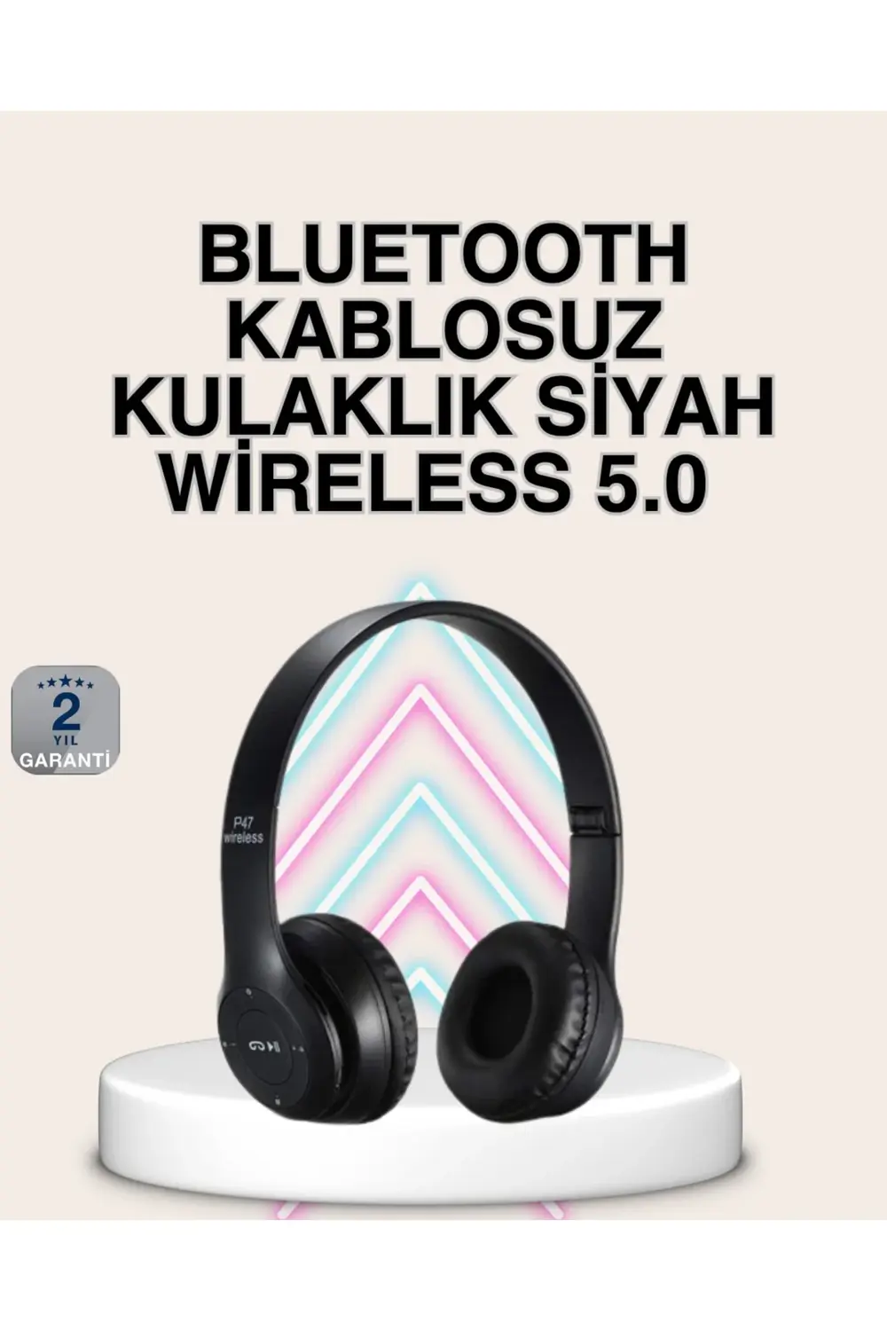 Katlanabilir Tasarımlı Bluetooth 5.0 Kulaklık | Eller Serbest Ara