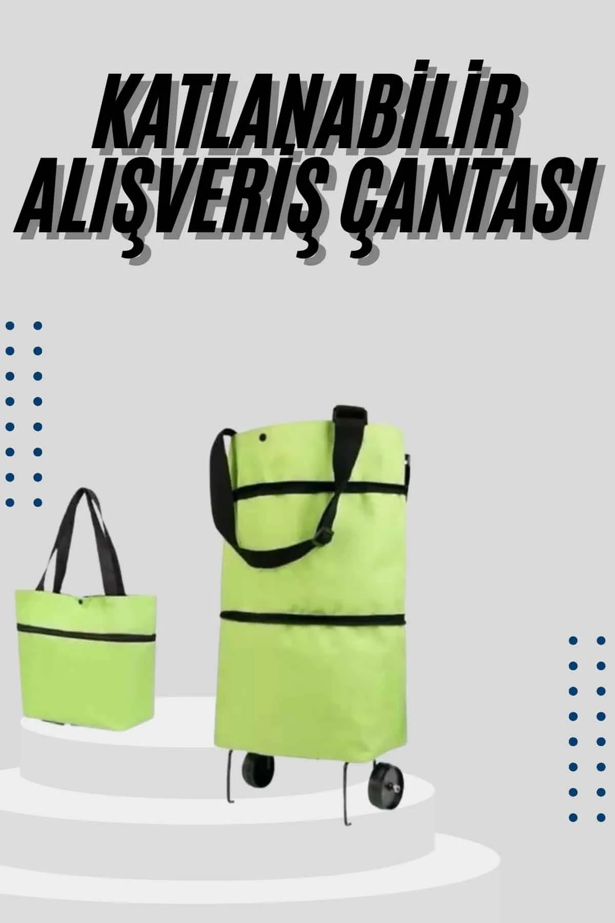 Katlanabilir Tekerlekli Çantalı Çarşı Pazar Arabası Alışveriş Çantası Piknik Çantası Katlanabilir Tekerlekli Çantalı Çarşı Pazar Arabası Alışveriş Çantası Piknik Çantası