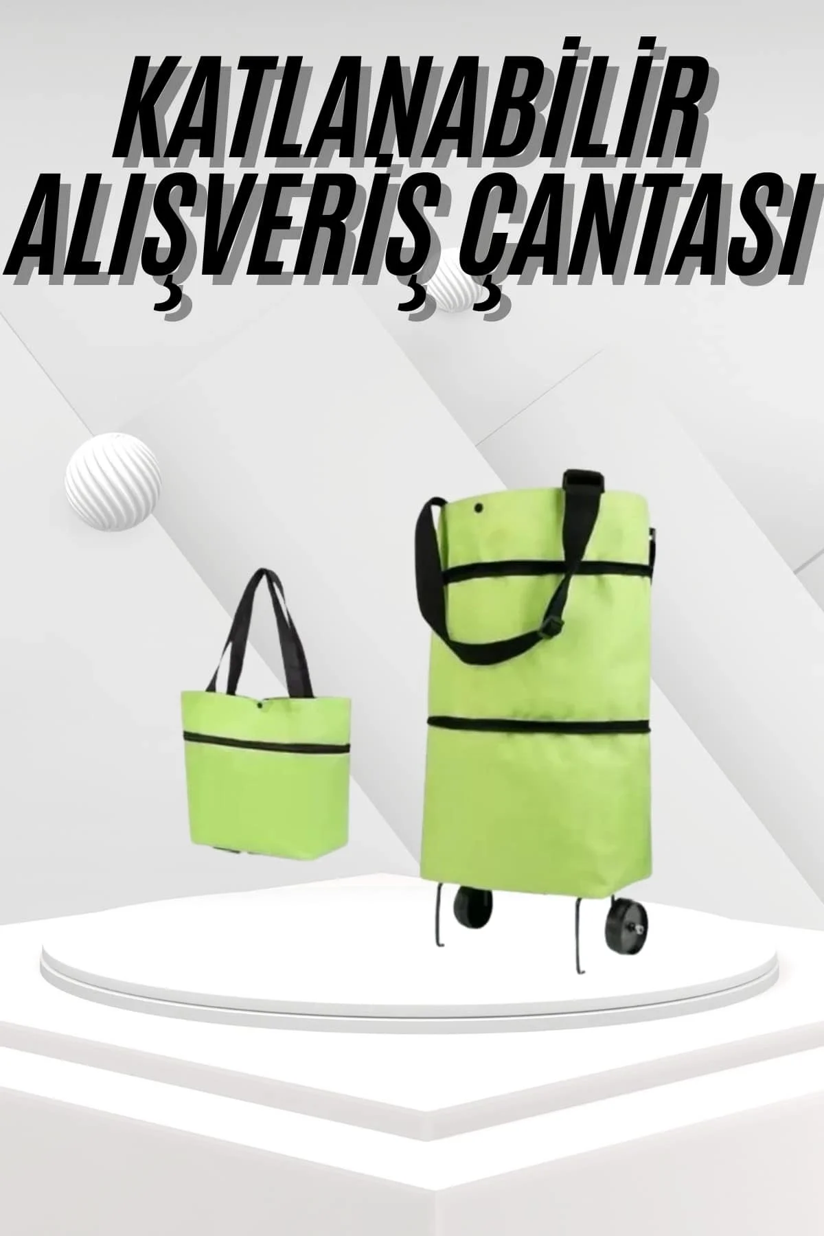 Katlanabilir Tekerlekli Pazar Market Çarşı Arabası Market Alışveriş Çantası Fiyatı, Yorumları ve Özellikleri