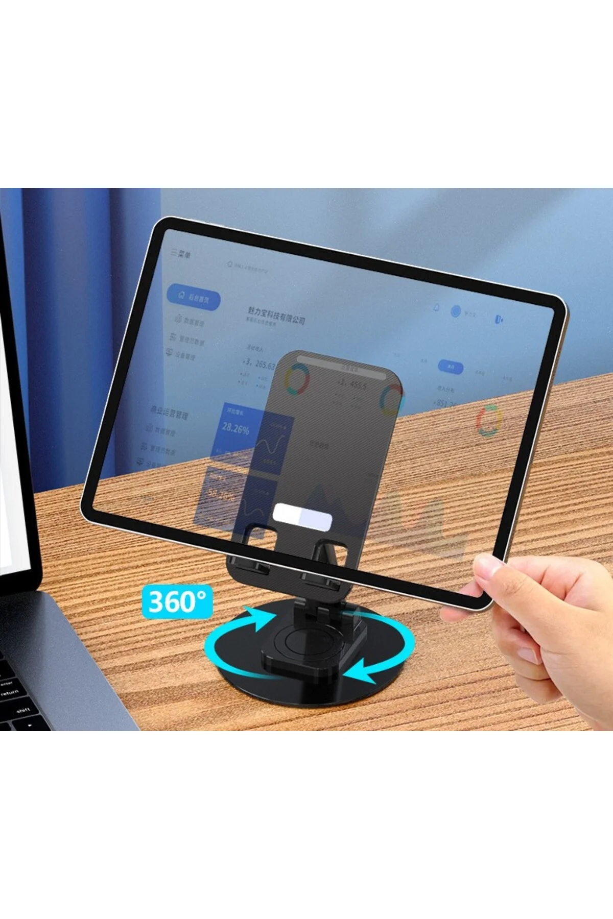 Katlanabilir Telefon Tablet Tutucu Stand Katlanabilir Telefon Tablet Tutucu Stand - Görsel 5