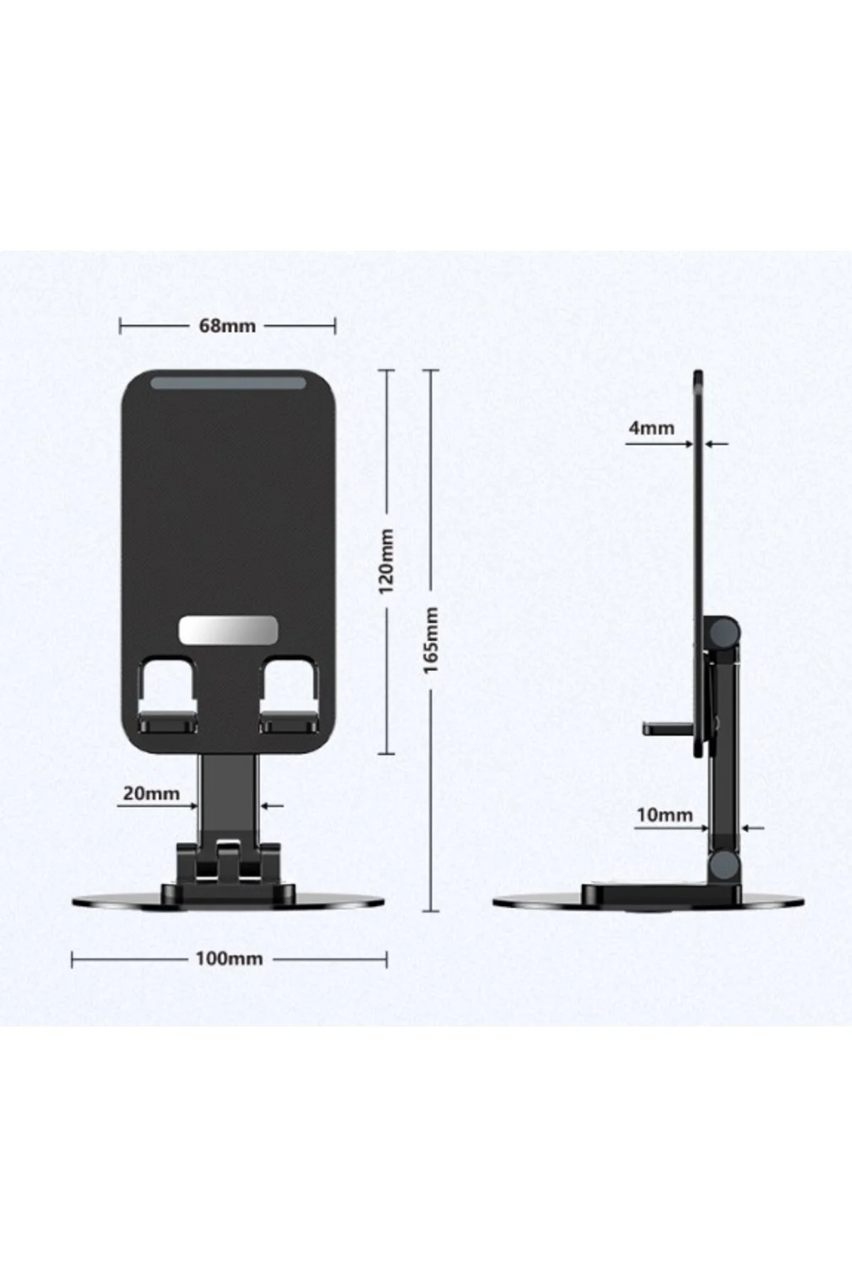 Katlanabilir Telefon Tablet Tutucu Stand Katlanabilir Telefon Tablet Tutucu Stand - Görsel 3
