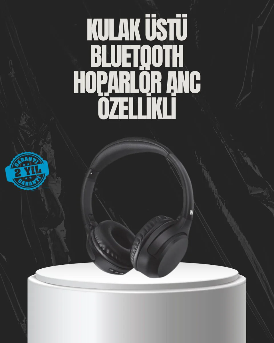 Katlanabilir USB-C Şarjlı Bluetooth Kulaklık - Kablosuz Konfor ve Uzun Pil Ömrü