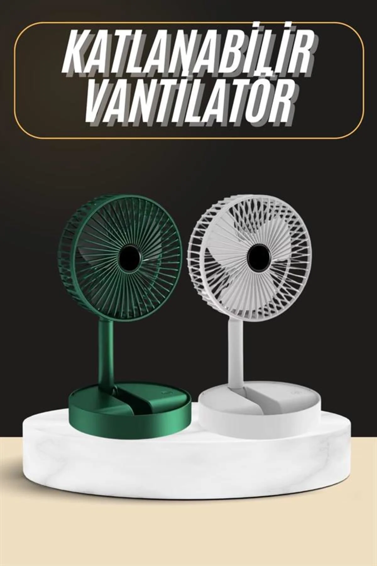 Katlanabilir Usb Şarjlı Masaüstü Soğutucu Mini Fan Telefon Tutucu