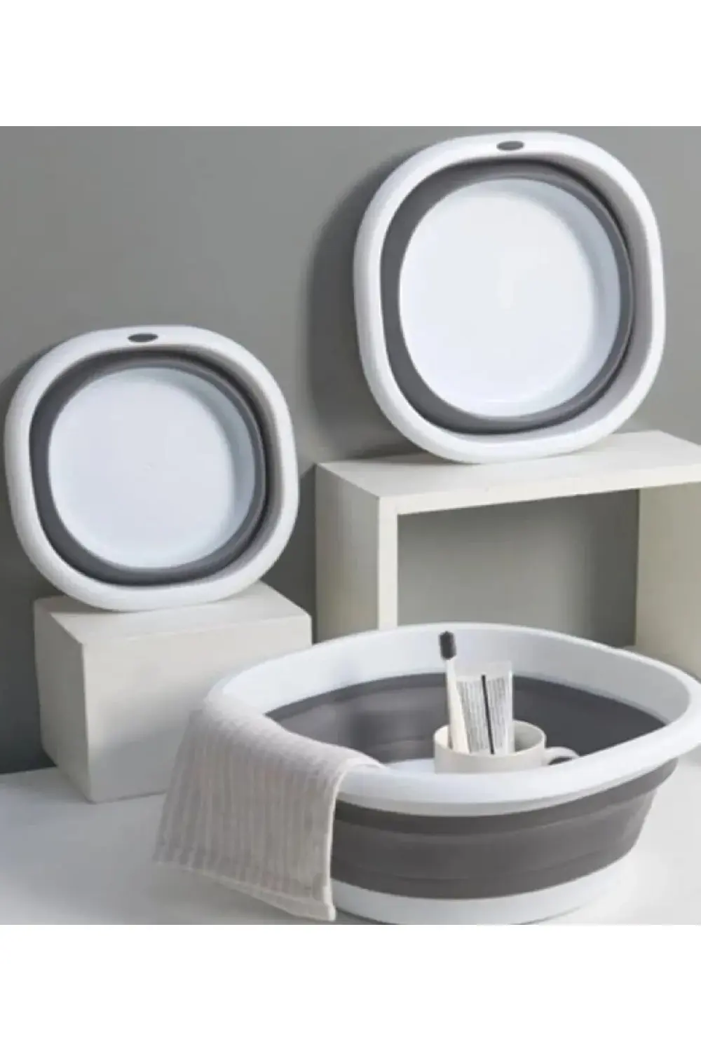 Katlanır Büyük Kare Badya Lüks Bulaşık Yıkama Sebze Meyve Yıkama