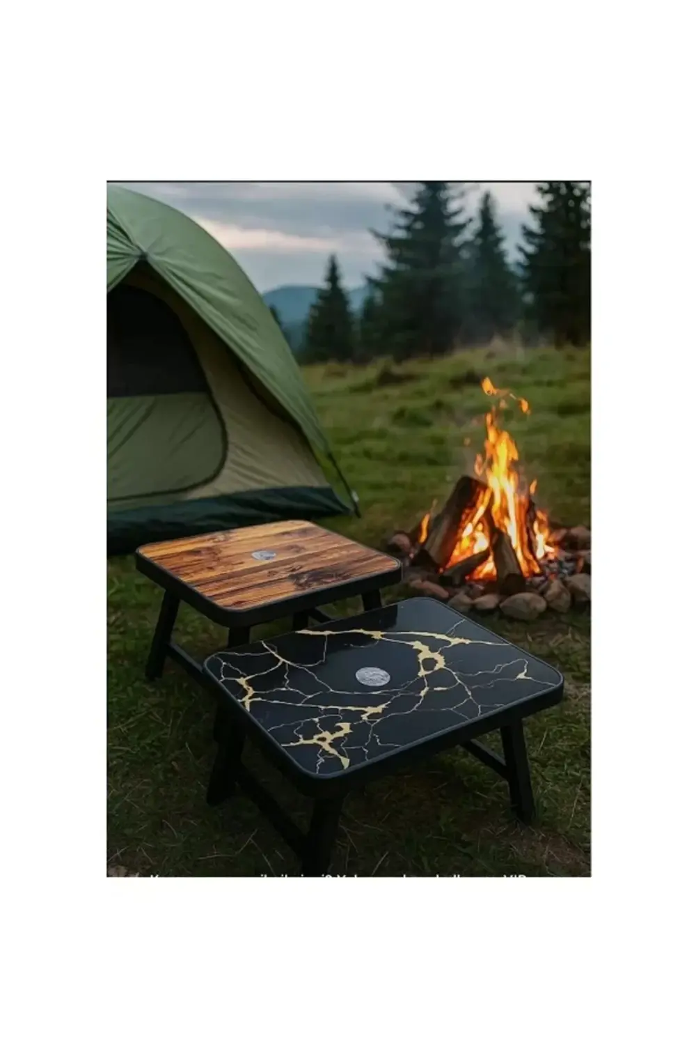 KATLANIR DESENLİ SEHPA 40X50X38