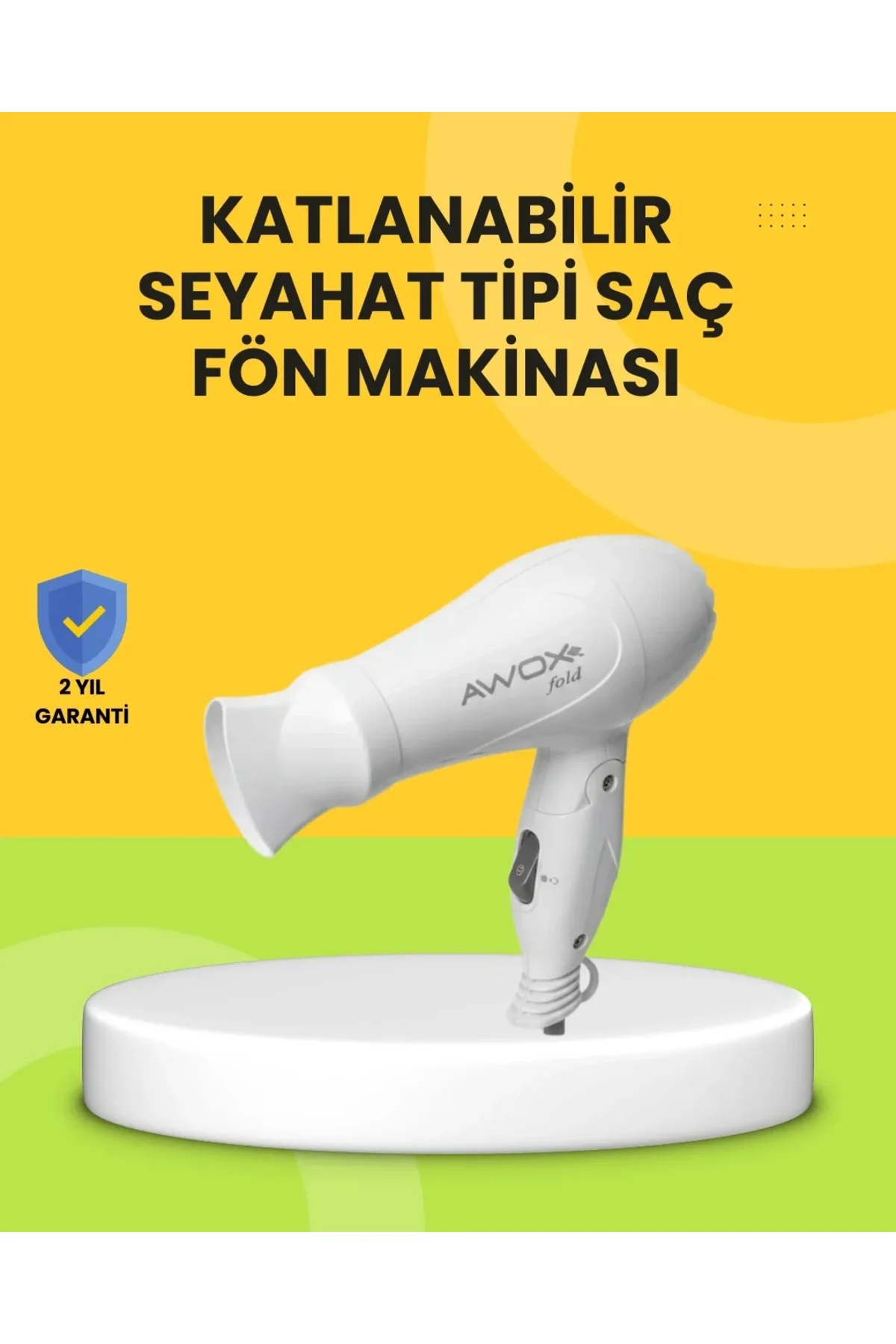Katlanır Gövdeli Saç Kurutma Makinesi Ev Ve Valiz Kullanımı