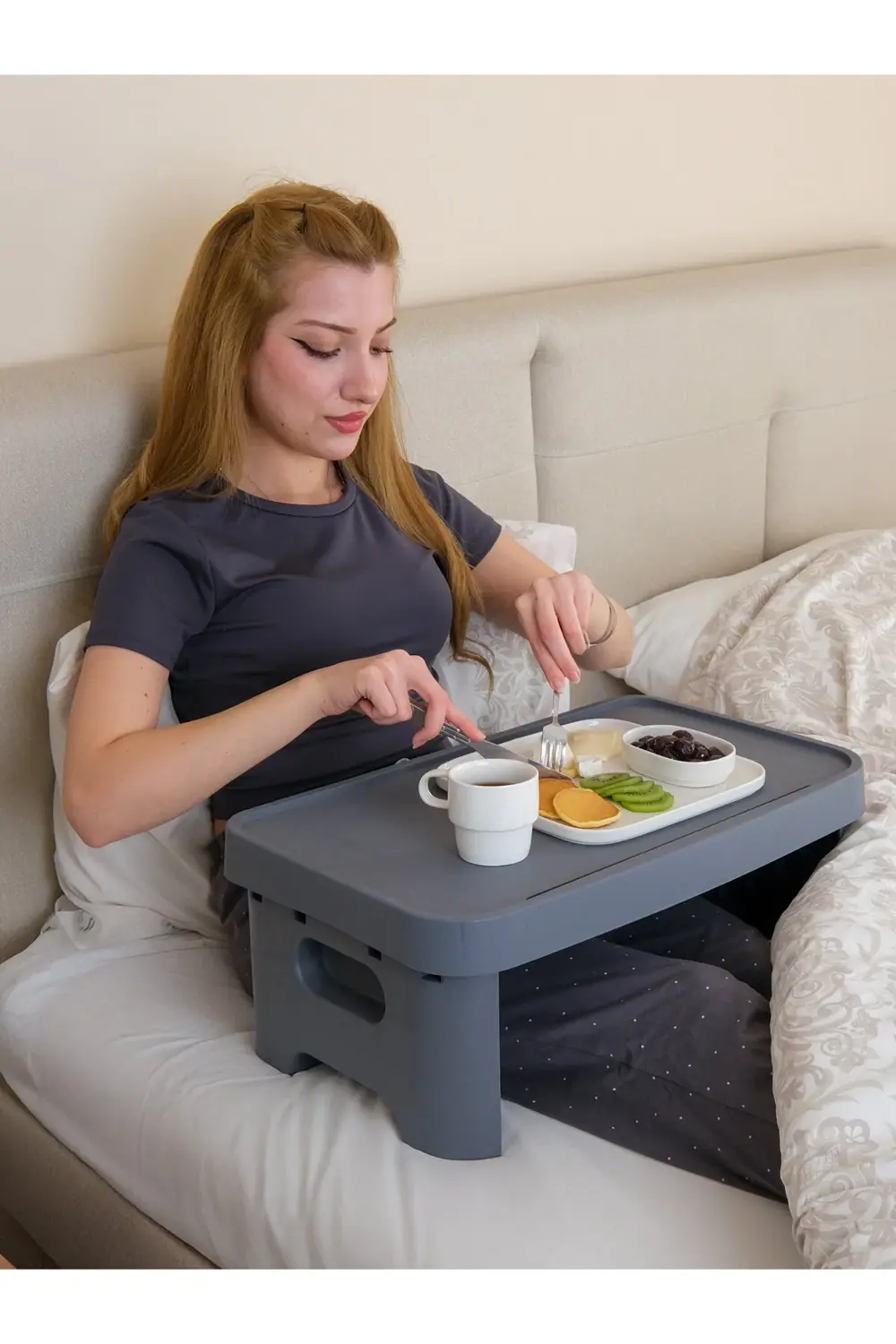 Katlanır Hobi Ve Çalışma Masası - Yetişkin & Çocuk Için Çok Amaçl