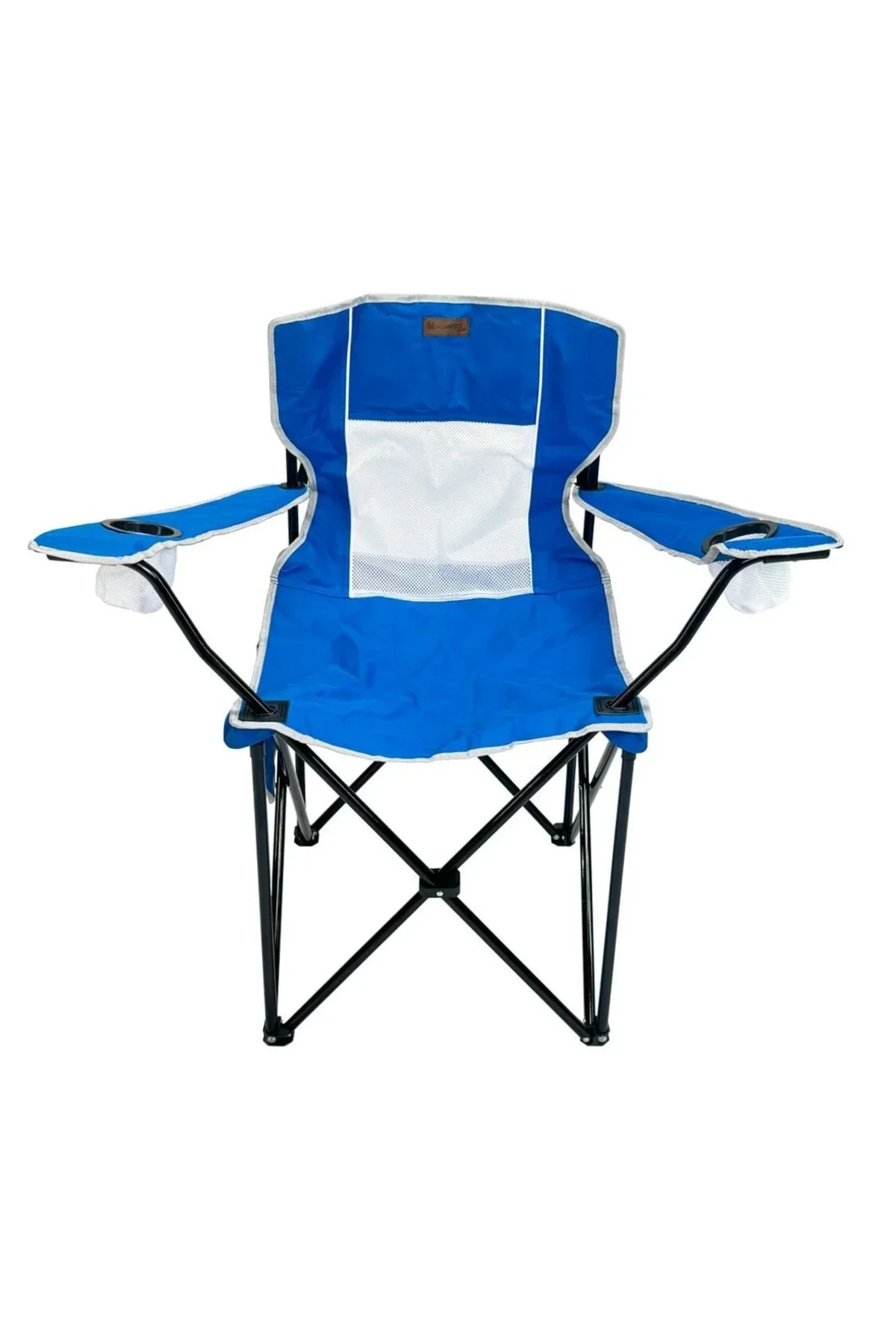 Katlanır Kamp Piknik Sandalyesi - Harbor - Bardaklıklı - Mavi - 5