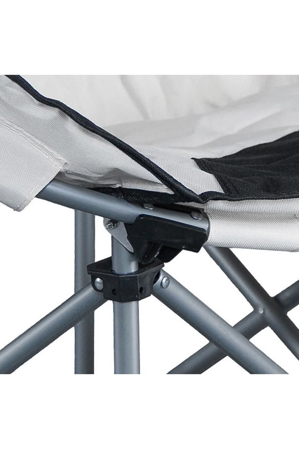 Katlanır Kamp Piknik Sandalyesi - Madfox Moonchair Deluxe - Siyah