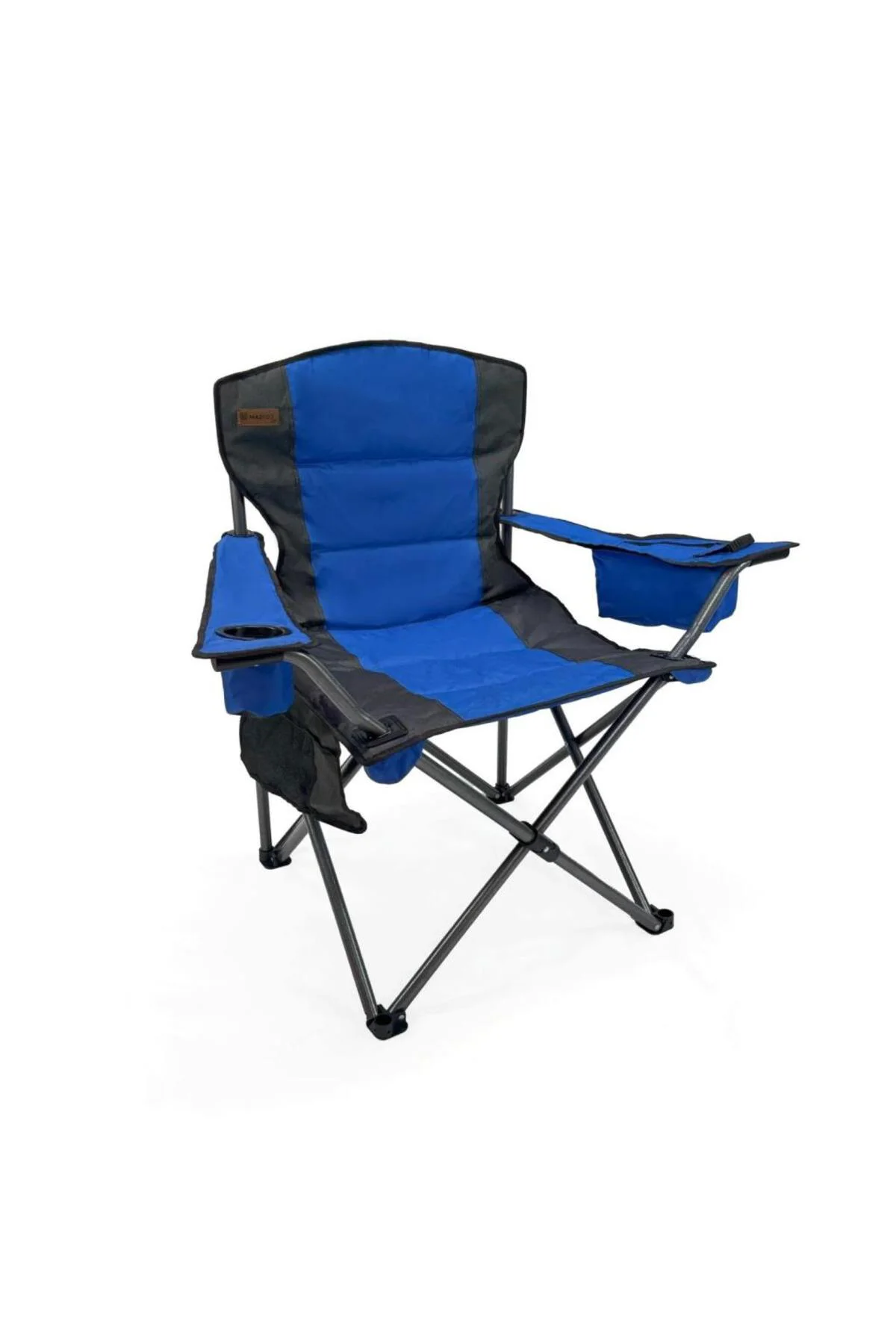 Katlanır Kamp Piknik Sandalyesi - Echo - Bardaklıklı - Mavi - 547