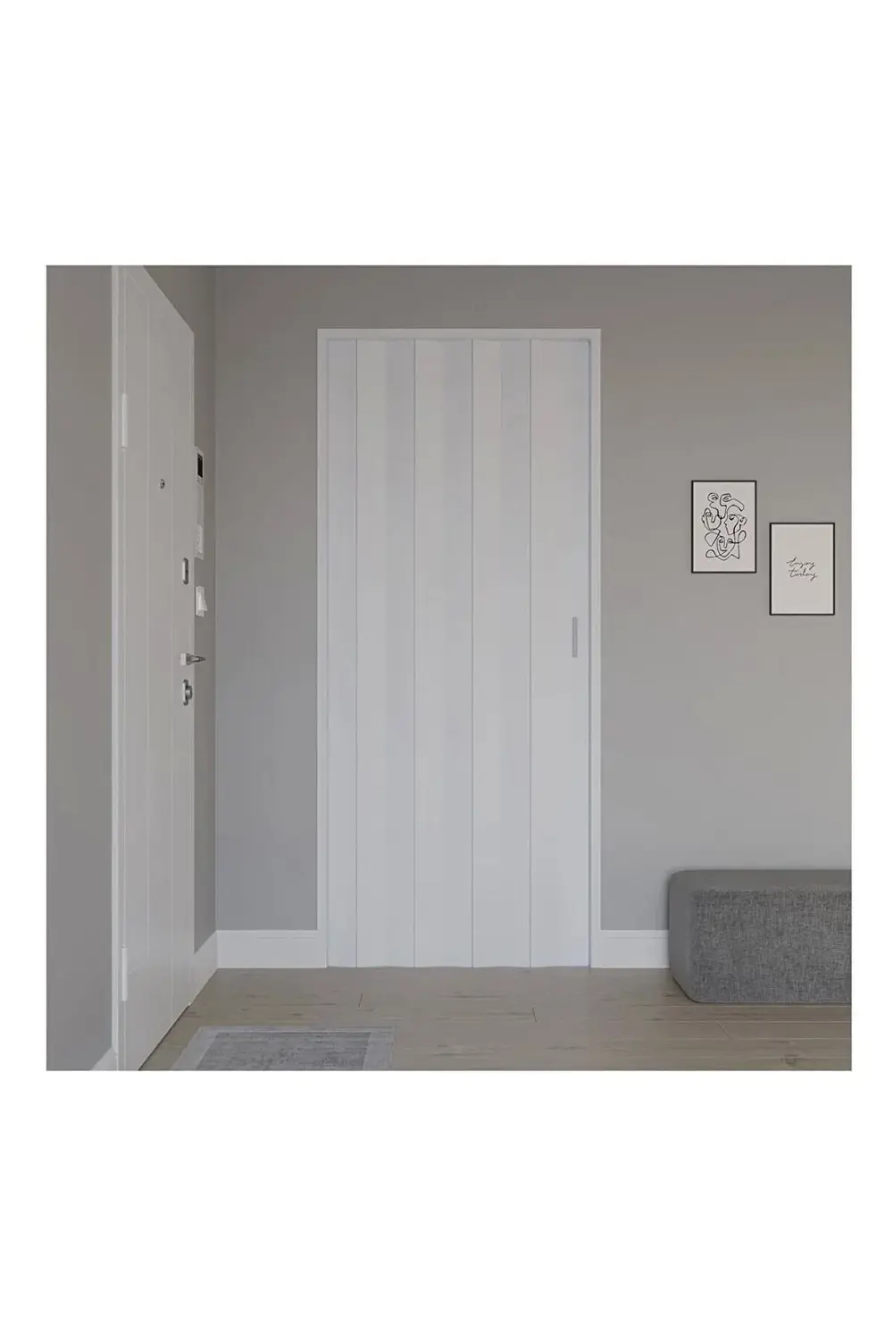 Katlanır Kapı Beyaz 82x203 Cm