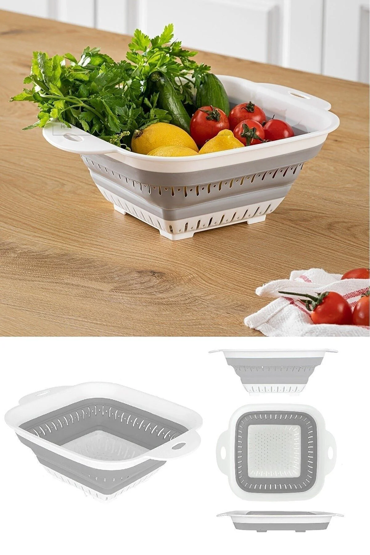 Katlanır Kare Süzgeç(bee Home) Katlanır Kare Süzgeç(bee Home)