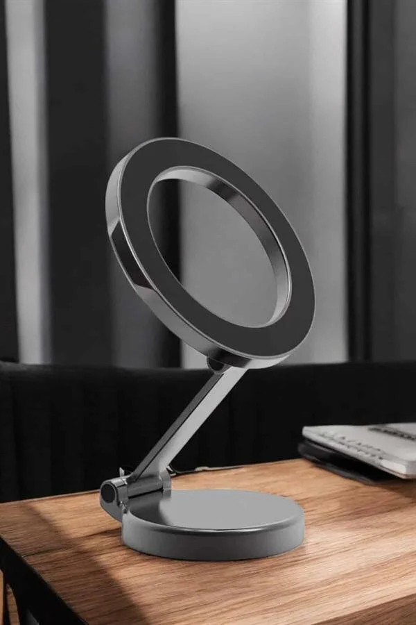 Katlanır Manyetik Araç İçi Telefon Tutucu - 360° Dönebilen, Magsafe Uyumlu