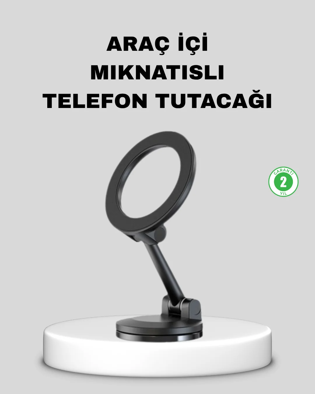 Katlanır Manyetik Araç İçi Telefon Tutucu – 360° Dönebilen, MagSafe Uyumlu, Güçlü Mıknatıslı Tasarım Katlanır Manyetik Araç İçi Telefon Tutucu – 360° Dönebilen, MagSafe Uyumlu, Güçlü Mıknatıslı Tasarım