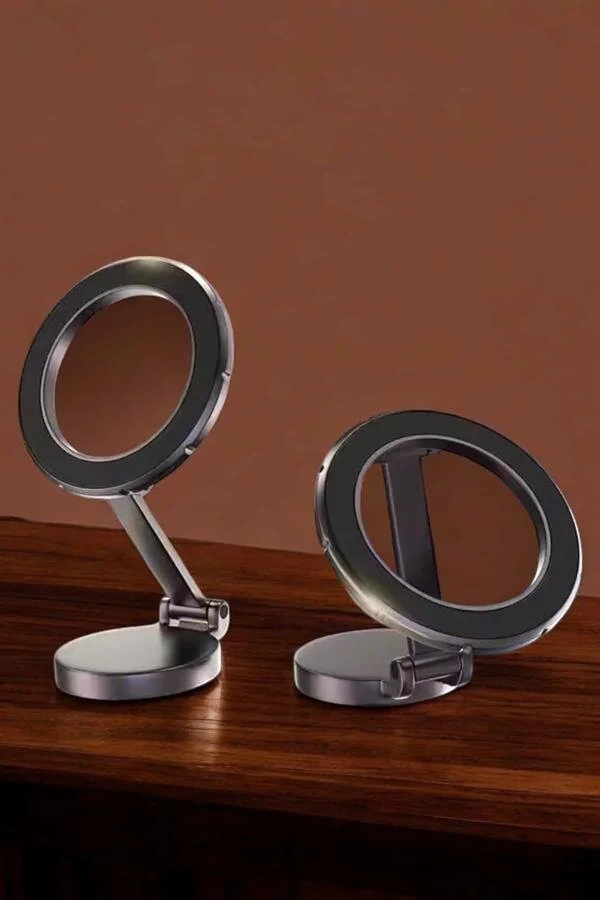 Katlanır Manyetik Araç İçi Telefon Tutucu - 360° Dönebilen, Magsafe Uyumlu