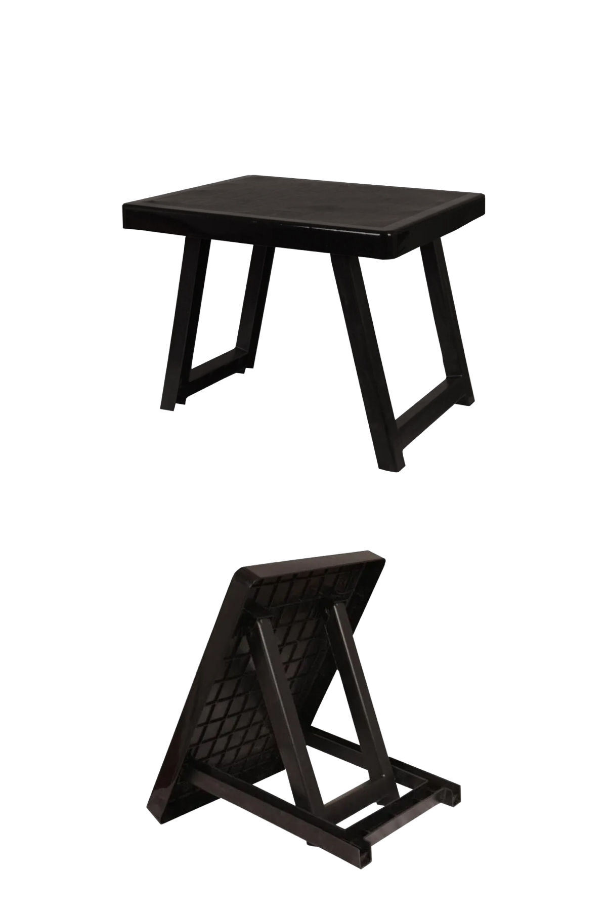 Mutfaksultani Katlanır Plastik Sehpa Antrasıt-Kamp Masası.