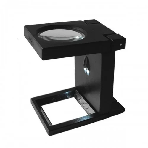 Katlanır Plastık,led Işıklı Test Cıhazı Büyüteç 2.5x90mm Katlanır Plastık,led Işıklı Test Cıhazı Büyüteç 2.5x90mm - Görsel 2