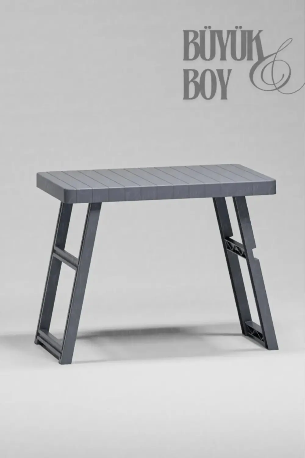 Katlanır Pratik Piknik Masası Antrasit