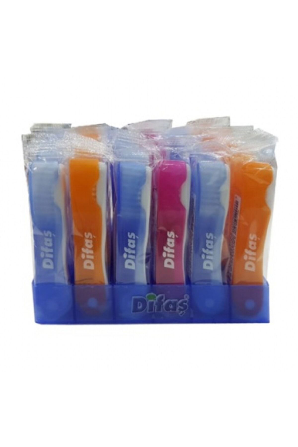 Difaş Katlanır Seyahat Diş Fırçası-24'Lü Paket