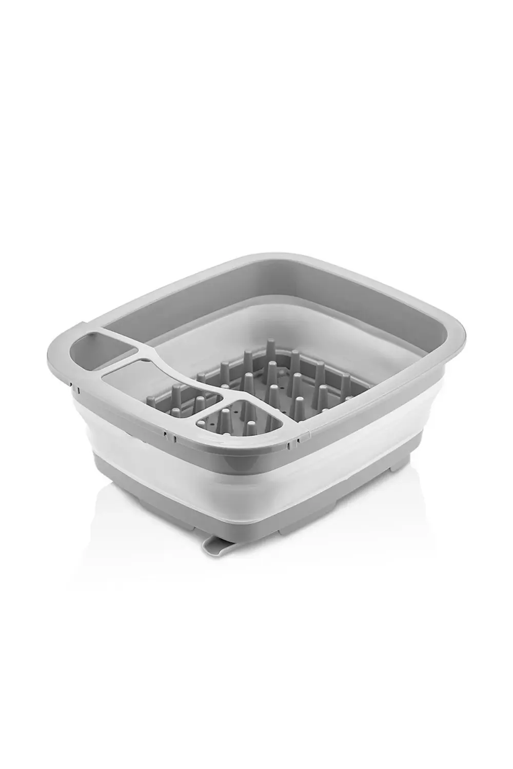 Ferah Plastik Katlanır Silikon Bulaşıklık Su Giderli Katlanır Bulaşıklık Katlan