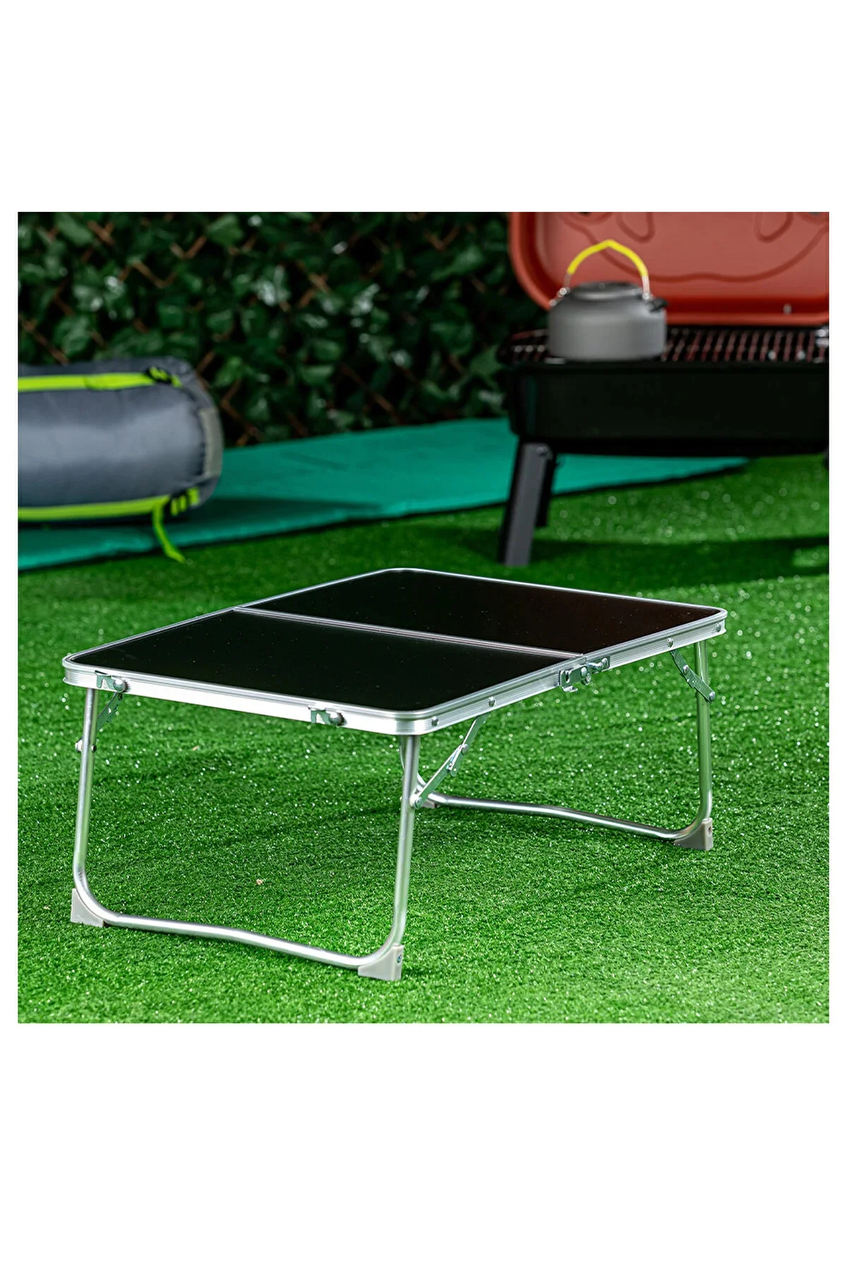 Katlanır Siyah Kamp Masası 60x40 cm – Katlanabilir Kamp Masası Katlanır Siyah Kamp Masası 60x40 cm – Katlanabilir Kamp Masası