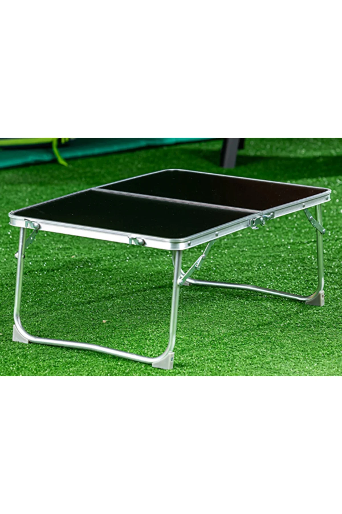 Katlanır Siyah Kamp Masası 60x40 cm