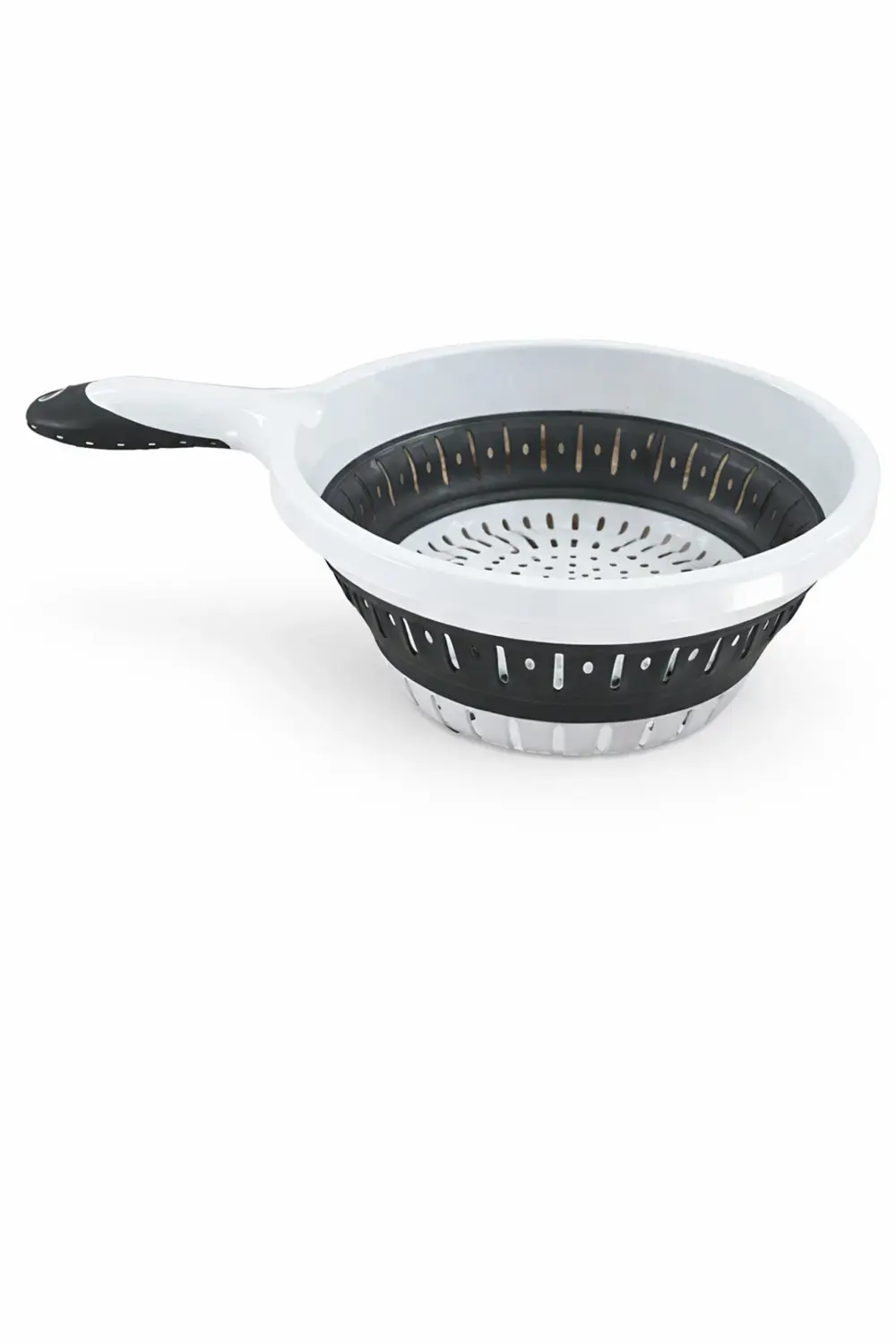 Katlanır Süzgeç Saplı – Katlanabilir Silikon Mutfak Süzgeci, Sebz