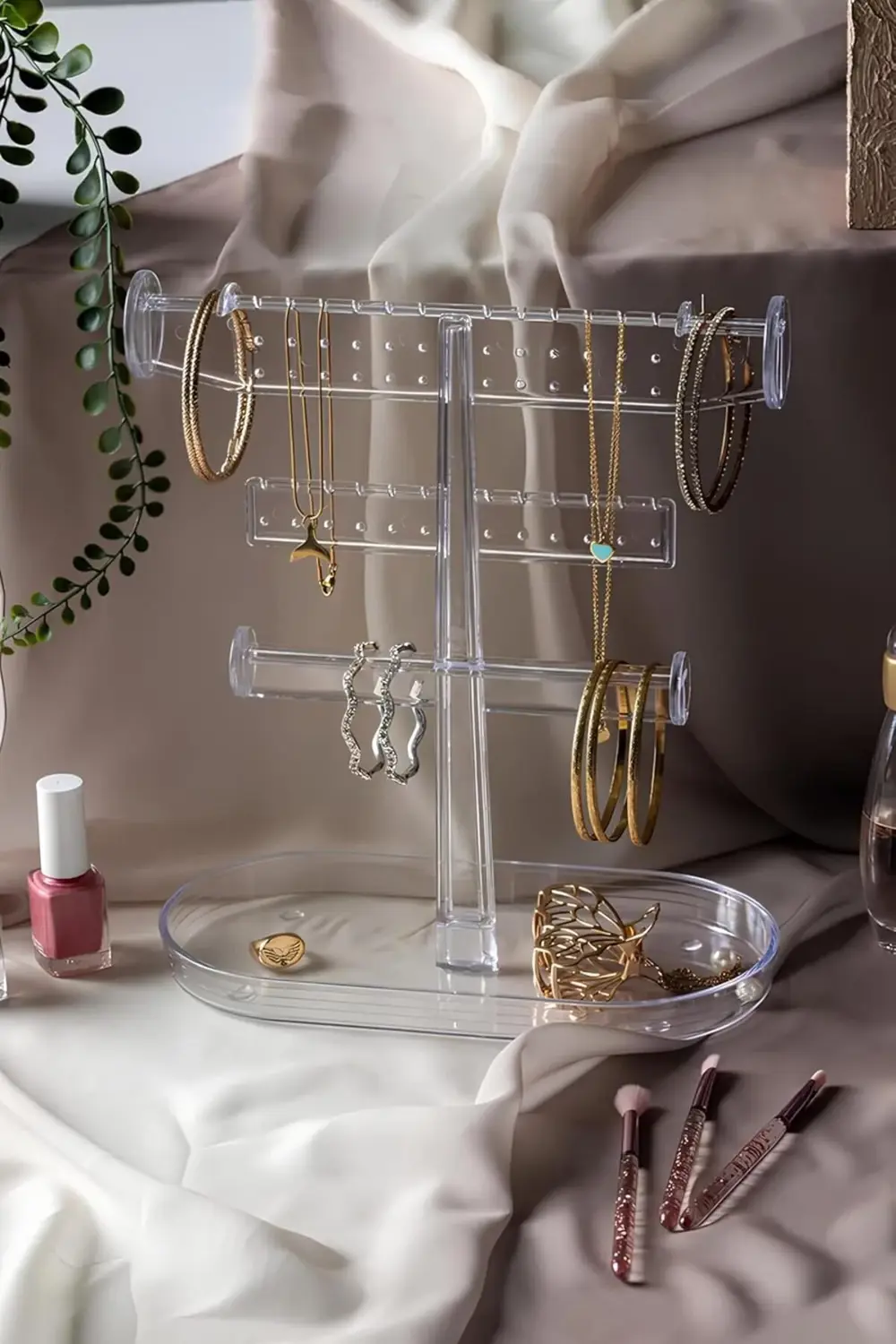 Katlı Polipropilen Takı Düzenleyici Organizer | Modern ve Şık Tak