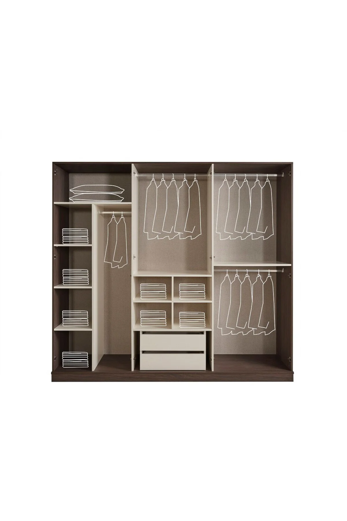 KATMANDU MDF 6 KAPILI DOLAP Fiyatı, Yorumları ve Özellikleri