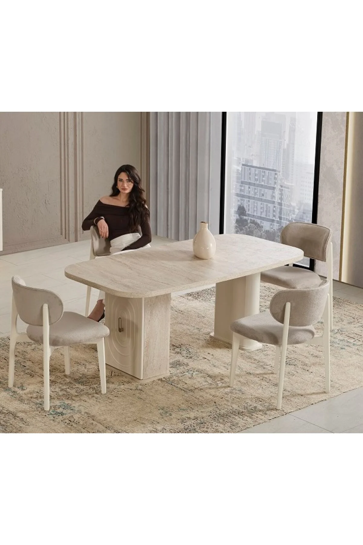 KATMANDU MDF MASA+ 6 SANDALYE Fiyatı, Yorumları ve Özellikleri