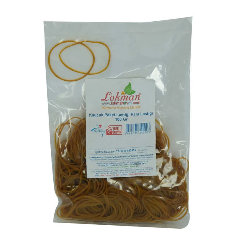 Kauçuk Paket Lastiği 100 Gr – Dayanıklı Para Lastiği Çeşitleri Fiyatı, Yorumları ve Özellikleri